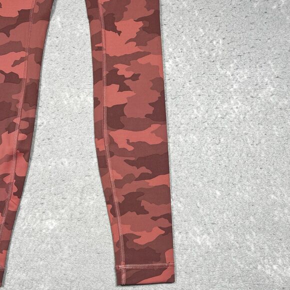 Lululemon Wunder Train Leggings Womens 0 High Rise Camo Brier Rose NWT - Picture 4 of 14